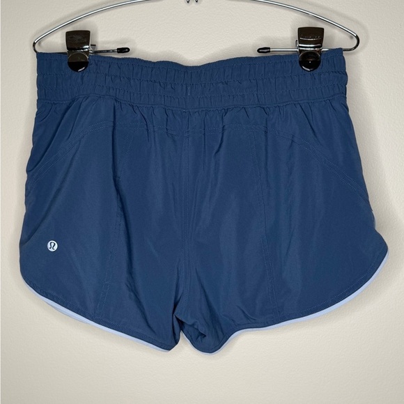Lululemon Women’s 8 Choose a Side Short Reversible 3" Inseam Ink Blue Daydream - Picture 4 of 10
